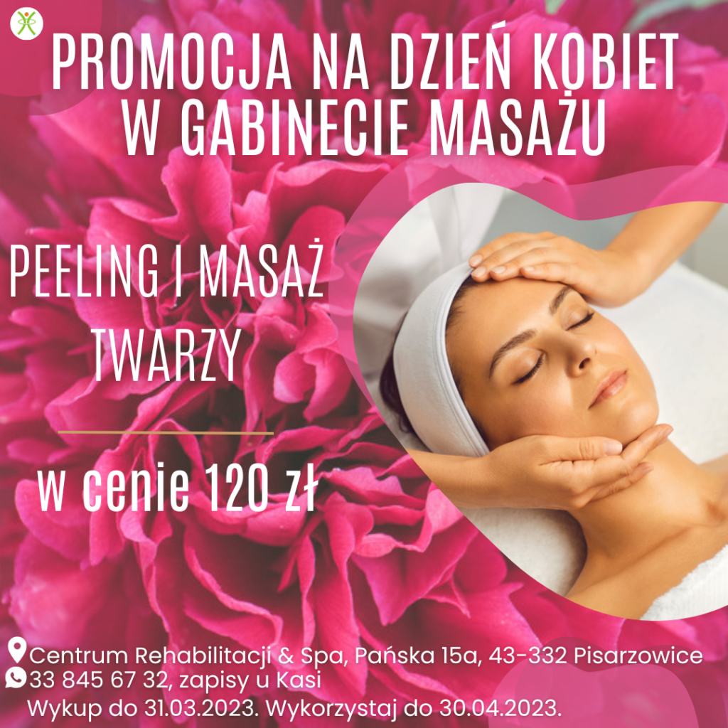 Promocja Dzień Kobiet 8marca masaż twarzy
